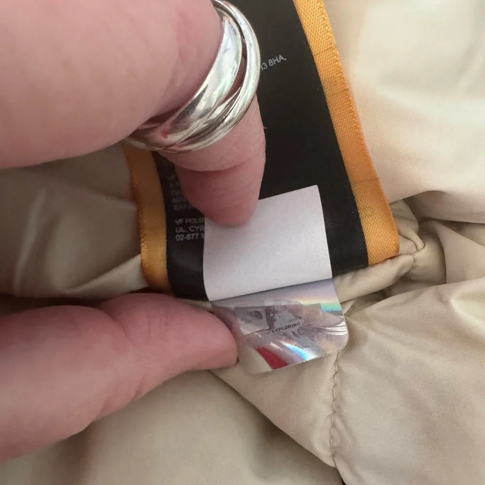 The North Face new tags